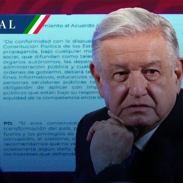 “Ahora los vamos a llamar reaccionarios”; AMLO sobre posdata que prohibió el INE