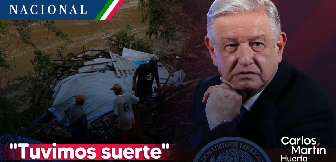 Tuvimos suerte, no fueron tantos muertos por Otis: AMLO