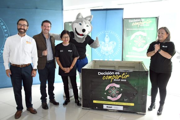 A_Comparte Rectora Lilia Cedillo inicia la campaña “Decisión es compartir BUAP 2023”