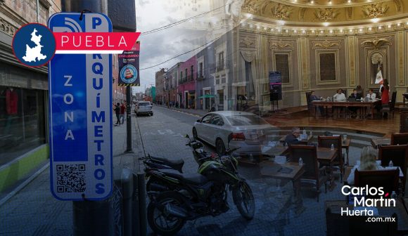 Aprueban en comisiones la reactivación del cobro de parquímetros en Puebla