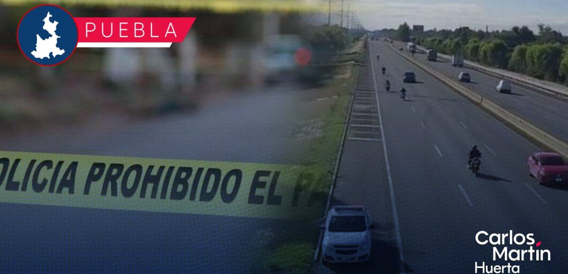Atropellan a pareja en la México-Puebla; muere el hombre