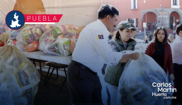 Ayuda damnificados - Guerrero Puebla envía segunda entrega de apoyos y víveres a damnificados en Guerrero