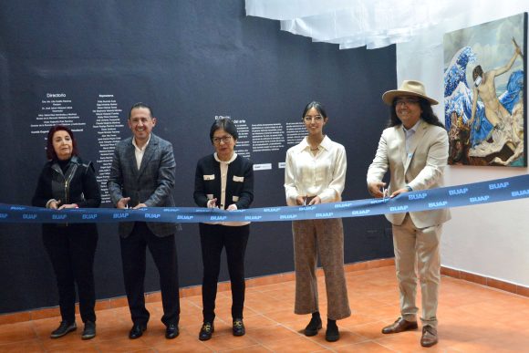 B ARPA MMH Inaugura Rectora Lilia Cedillo la exposición “El oleaje, las formas del arte”