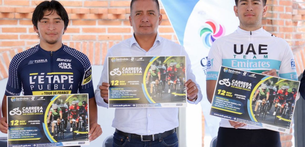 Lista la Segunda Edición de la Carrera Ciclista San Andrés Cholula 2023