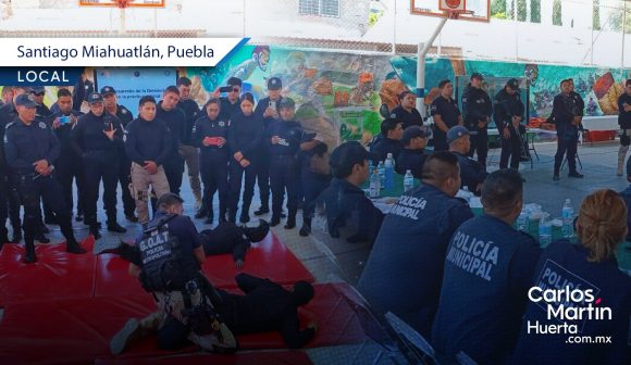 Con profesionalización, gobierno estatal refuerza y capacita a policías municipales