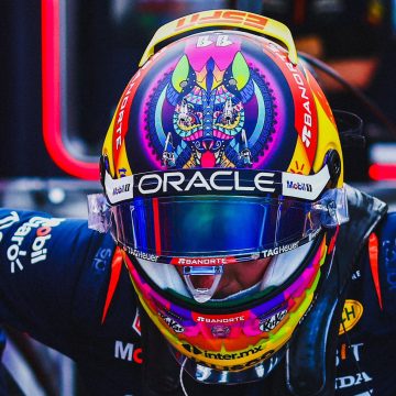Checo Pérez subastará casco del GP de México para apoyar a damnificados de Guerrero