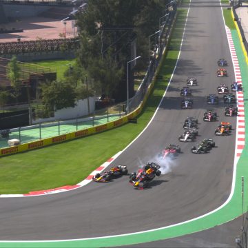 (VIDEO) Checo Pérez abandona la carrera en el Gran Premio de México