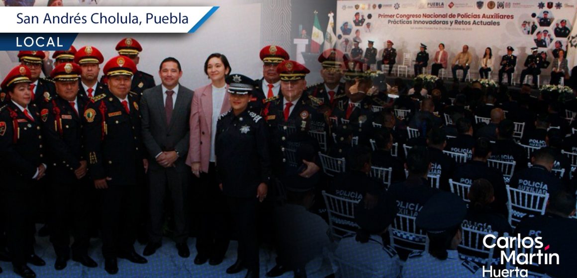Inaugura gobierno de Puebla “Primer Congreso Nacional de Policías Auxiliares”
