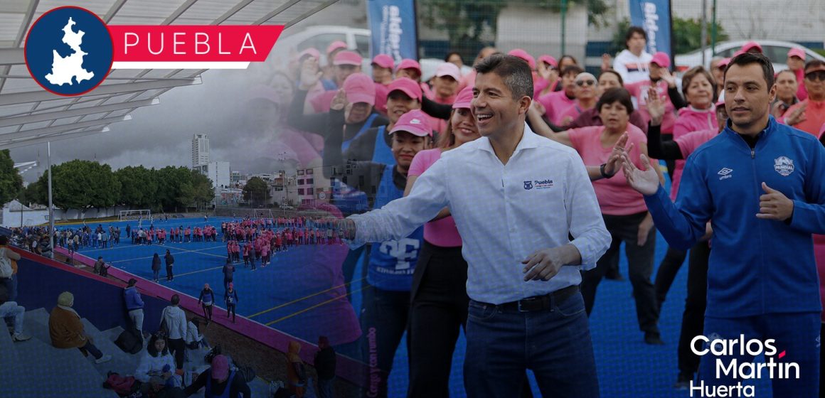 Ayuntamiento de Puebla reinaugura el Deportivo La Piedad
