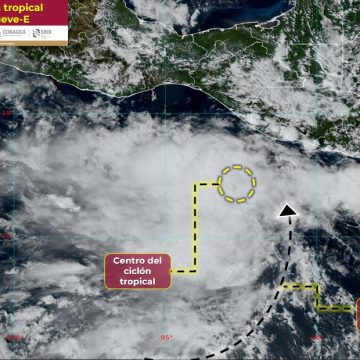 Se formó la depresión tropical Diecinueve-E al sur de Chiapas