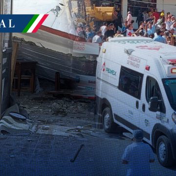Suman 11 muertos por derrumbe de techo en iglesia de Ciudad Madero