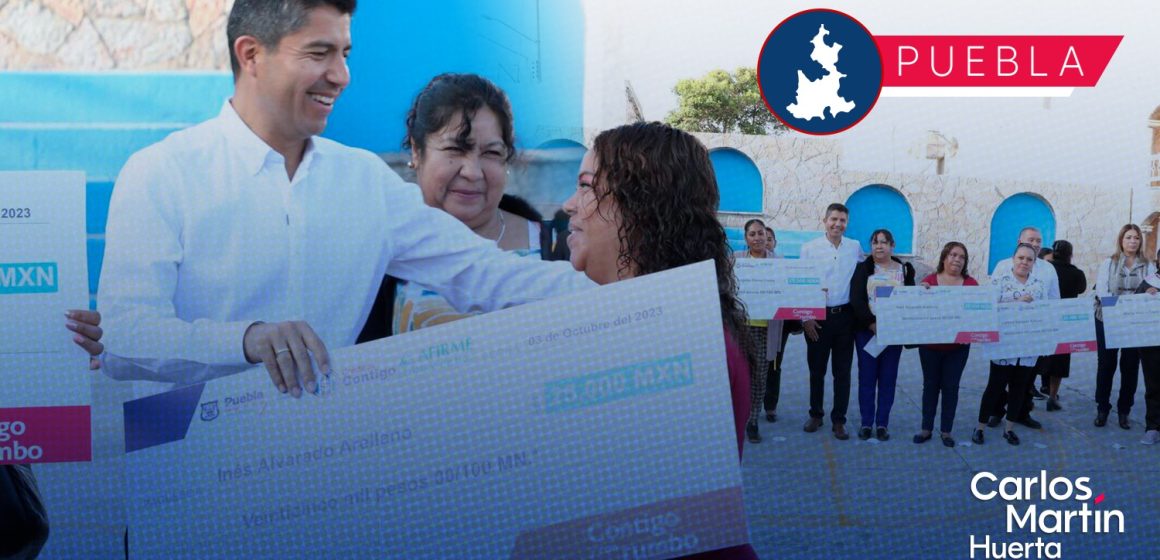 En beneficio de emprendedores, han entregado 5 mil ‘Créditos Contigo’ en Puebla