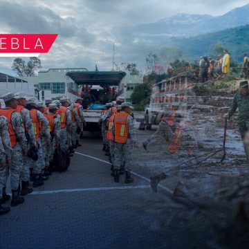 Envía el Gobierno de Puebla maquinaria pesada, ambulancias y brigadas a Acapulco