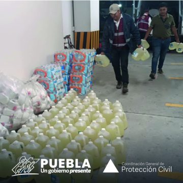 Habilita SEP en Puebla 16 centros de acopio para apoyar a afectados en Guerrero