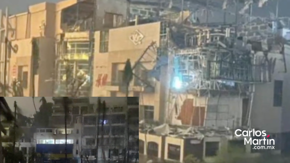 HURACAN OTIS VIDEOS El huracán Otis categoría 5 impacta las costas de Acapulco