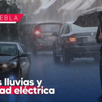 Lluvias fuertes se pronostican para Puebla