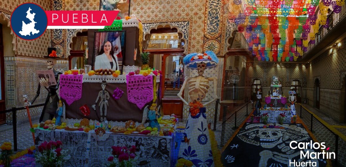 Impresionante ofrenda en el Congreso de Puebla; conócela