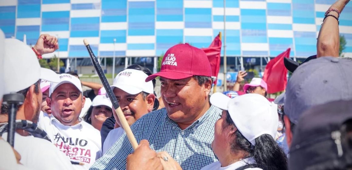 “Estamos listos para el triunfo y para consolidar a la 4T en Puebla”: Julio Huerta
