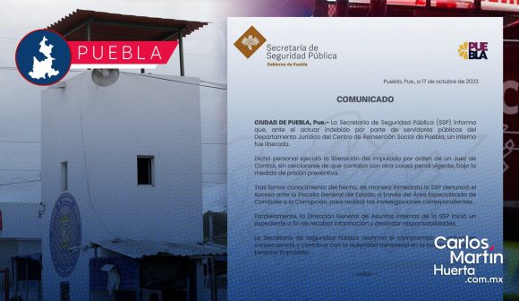 Liberan “por error” a presunto feminicida del penal de San Miguel