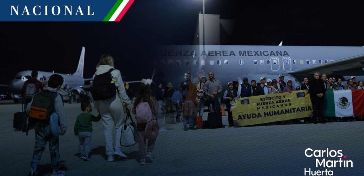 Llegan a México últimos connacionales varados en Israel