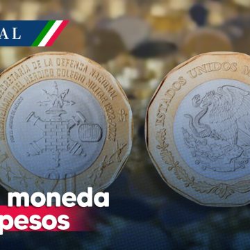 Hay nueva moneda de 20  pesos por Bicentenario del Heroico Colegio Militar