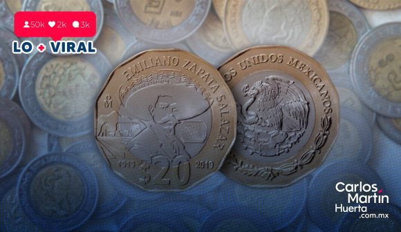 ¿Cuáles son las monedas de 20 pesos que se venden en millones?