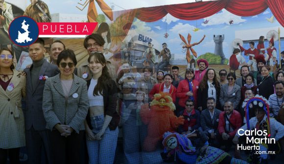 Mural CCU - BUAP Rectora María Lilia Cedillo Ramírez inaugura el mural “CCU, 15 años de arte y cultura”