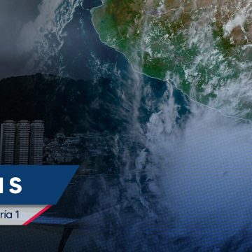 Otis ya es huracán categoría 1 frente a las costas de Guerrero