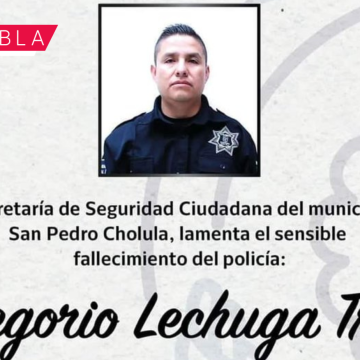 Murió el policía de San Pedro Cholula tras enfrentamiento con un delincuente