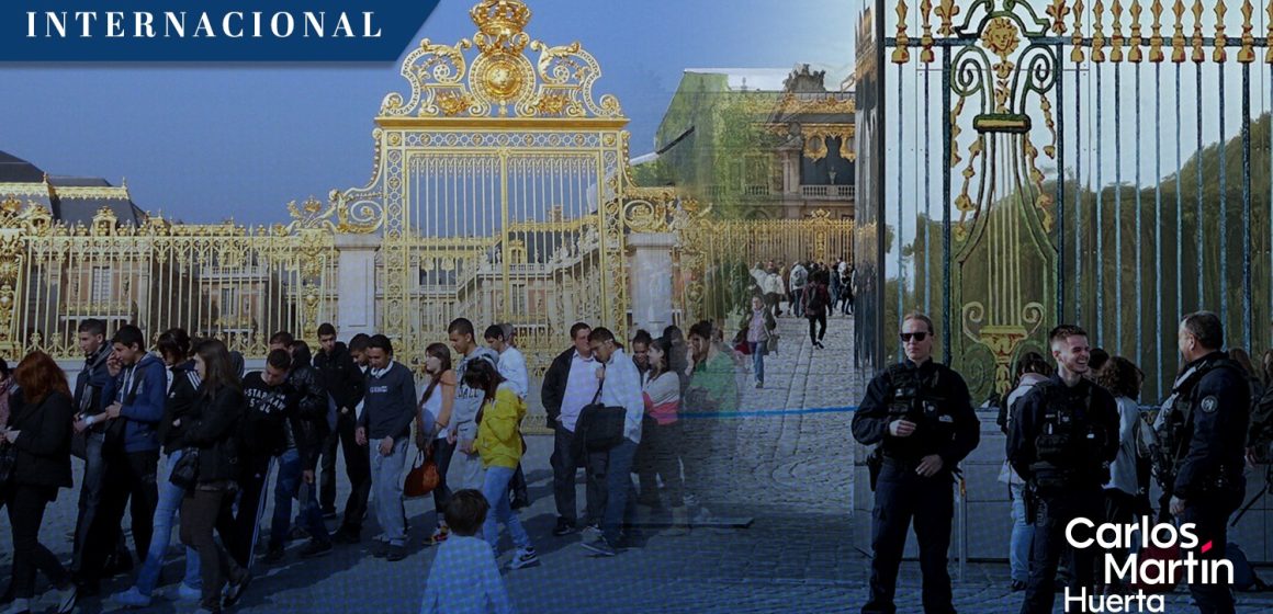 Evacuan, otra vez, el Palacio de Versalles ante amenaza de bomba