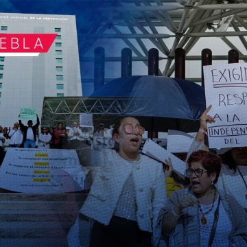 “Somos abogados, no somos acarreados”, claman trabajadores del PJF en Puebla