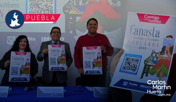 Portada Presentan segunda edición de 'Canasta de Escritoras y Escritores Poblanos'; conoce como participar CMH Presentan segunda edición de ‘Canasta de Escritoras y Escritores Poblanos’; conoce como participar