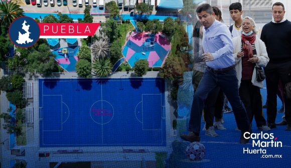 Rehabilitan cancha y parque Benito Juárez en La Libertad; aquí las imágenes