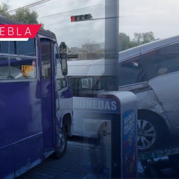 Ruta JBS se queda sin frenos y choca contra 6 vehículos en Calzada Zaragoza