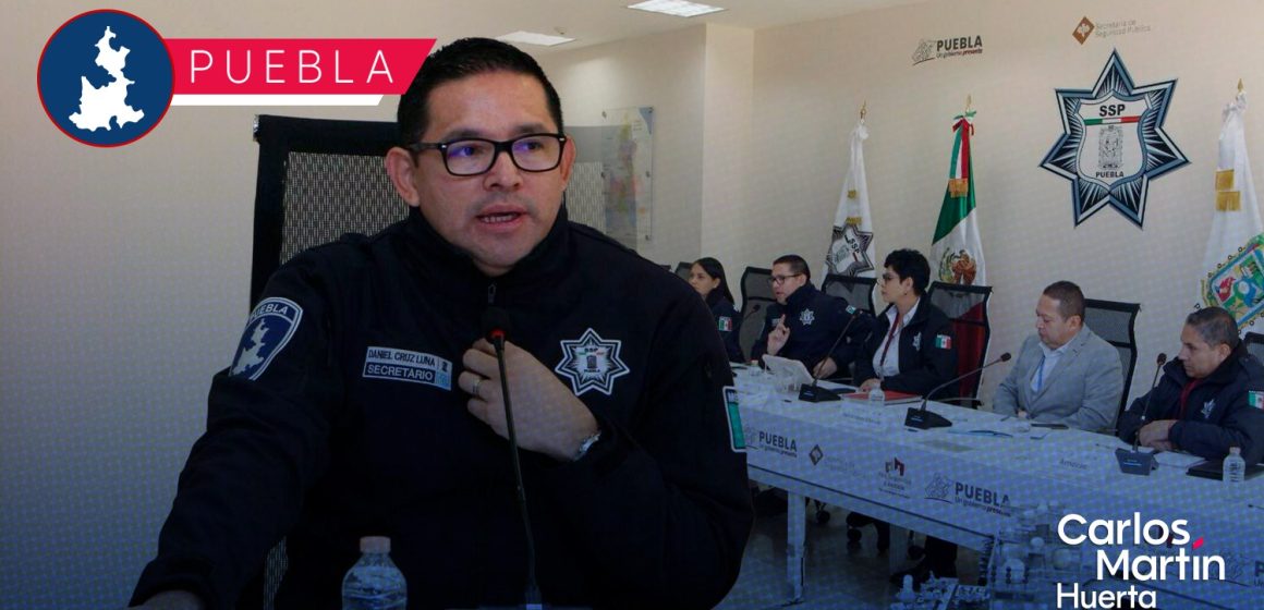 Robustece SSP acciones para combatir delincuencia en Puebla