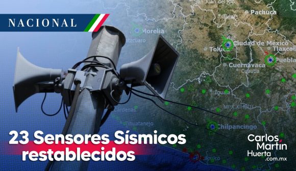 Restablecidos 23 de los 26 sensores sísmicos afectados en Guerrero