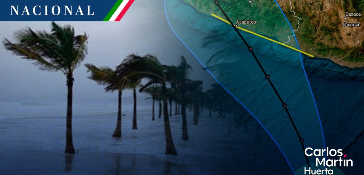 Tormenta tropical Otis se aproxima a las costas del sur de México