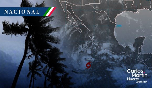 Surge tormenta tropical Lidia en el Pacífico mexicano