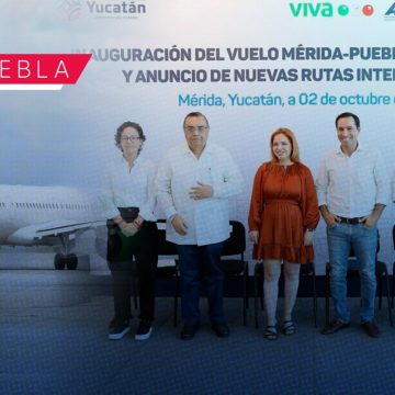 ¡Ya puedes volar de Puebla a Mérida y de Mérida a Puebla!