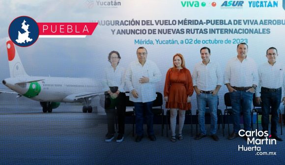 ¡Ya puedes volar de Puebla a Mérida y de Mérida a Puebla!