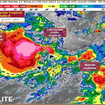 Habrá lluvias torrenciales en el oriente y sur del país por frente frío, ‘Lidia’ y ciclón