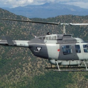 Se desploma en Durango un helicóptero de la Fuerza Aérea