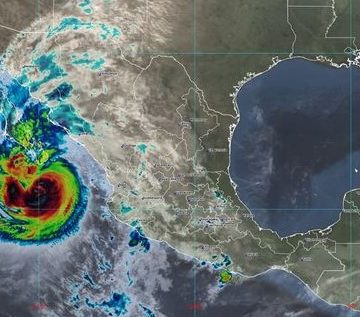 Huracán Norma se aproxima gradualmente al sur de Baja California Sur