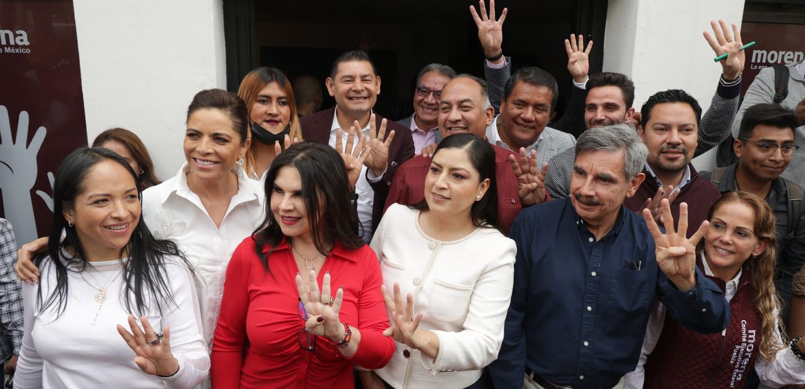 Morena se reúne con aspirantes a la candidatura para la gubernatura; presenta resultados de encuestas de reconocimiento