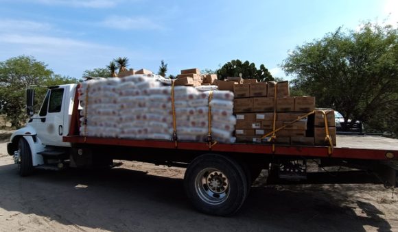 En Puebla, Guardia Nacional recupera tráiler con reporte de robo cargado con abarrotes