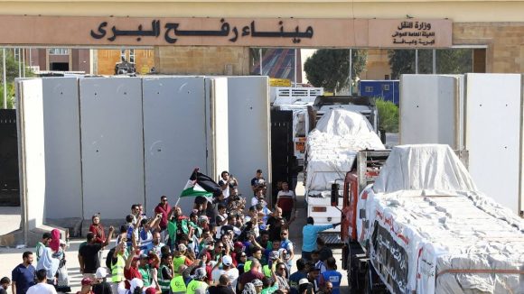 Abre Temporalmente Paso de Rafah para Entrega de Ayuda Humanitaria en la Franja de Gaza