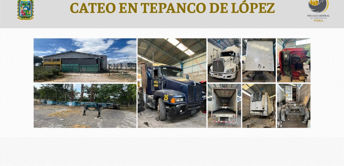 FGE recuperó en Tepanco de López vehículos con reporte de robo