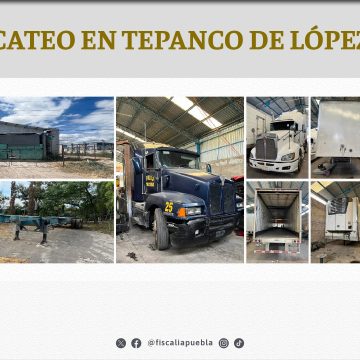 FGE recuperó en Tepanco de López vehículos con reporte de robo