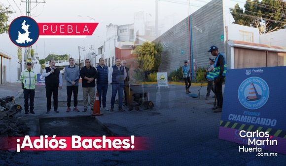 ¡Adiós baches! Taparán 73 mil hoyos en Puebla; inversión de 30 mdp