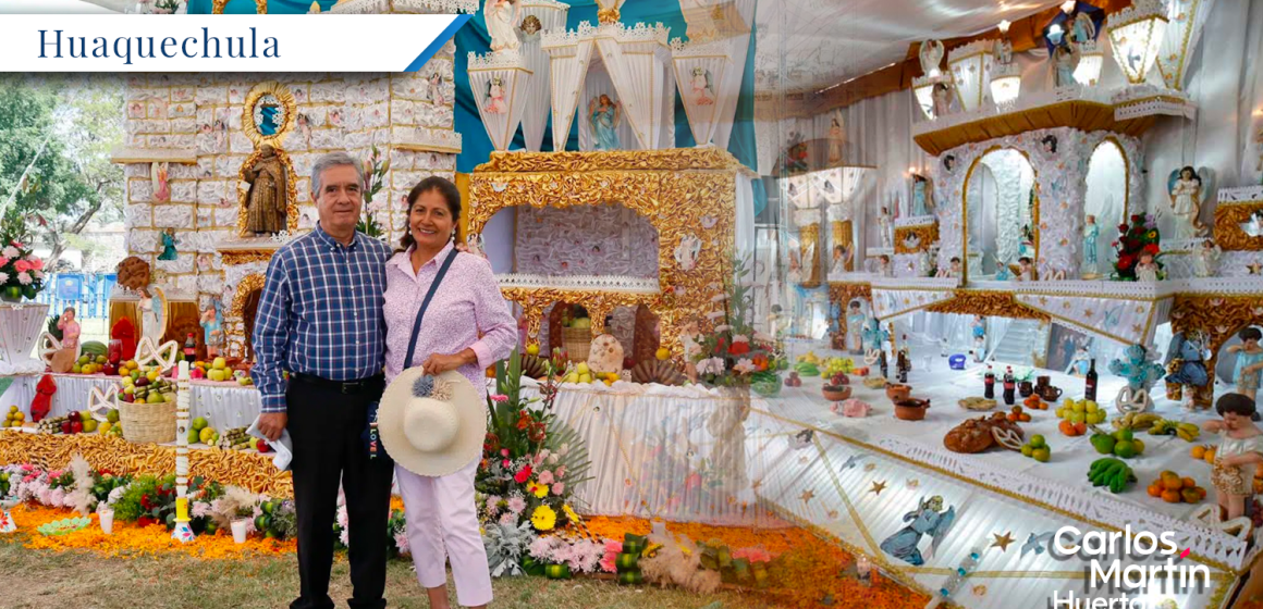 Atraen Altares Monumentales de Huaquechula a turistas extranjeros
